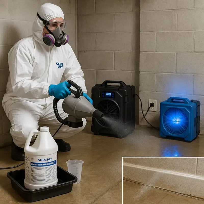 Sanitization and Odor Removal process in Browns Mills, NJ